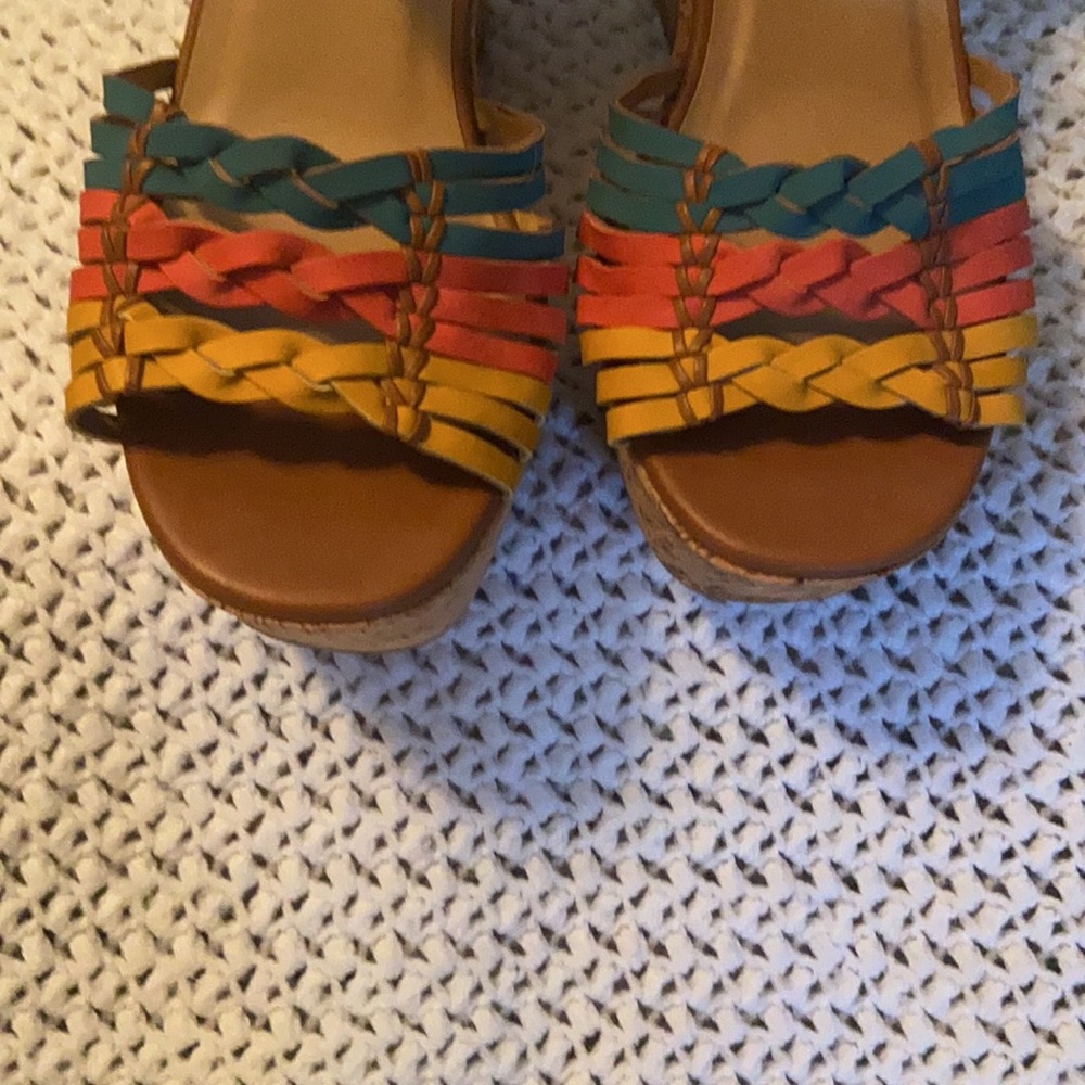 Etc. Rue 21 Spring Wedge Sandal- Women’s Size 10 NWOT - Picture 5 of 6